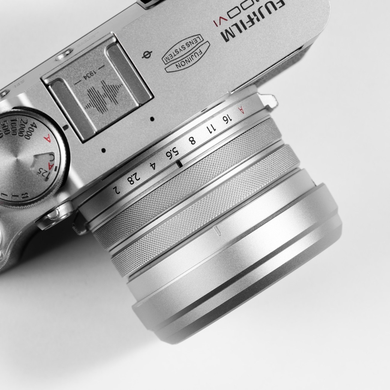 UV Filter with Lens Hood Kit for FUJIFILM X100VI / X100V (Silver)