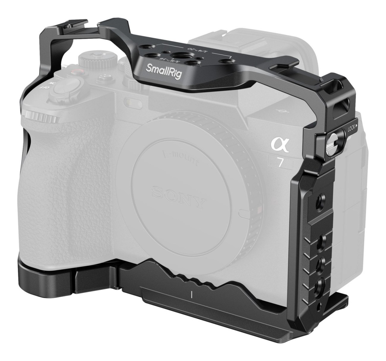 Cage with Airtag Slot for Sony Alpha 7R V / 7 IV / 7S III / 1 / 7R IV / 7 V