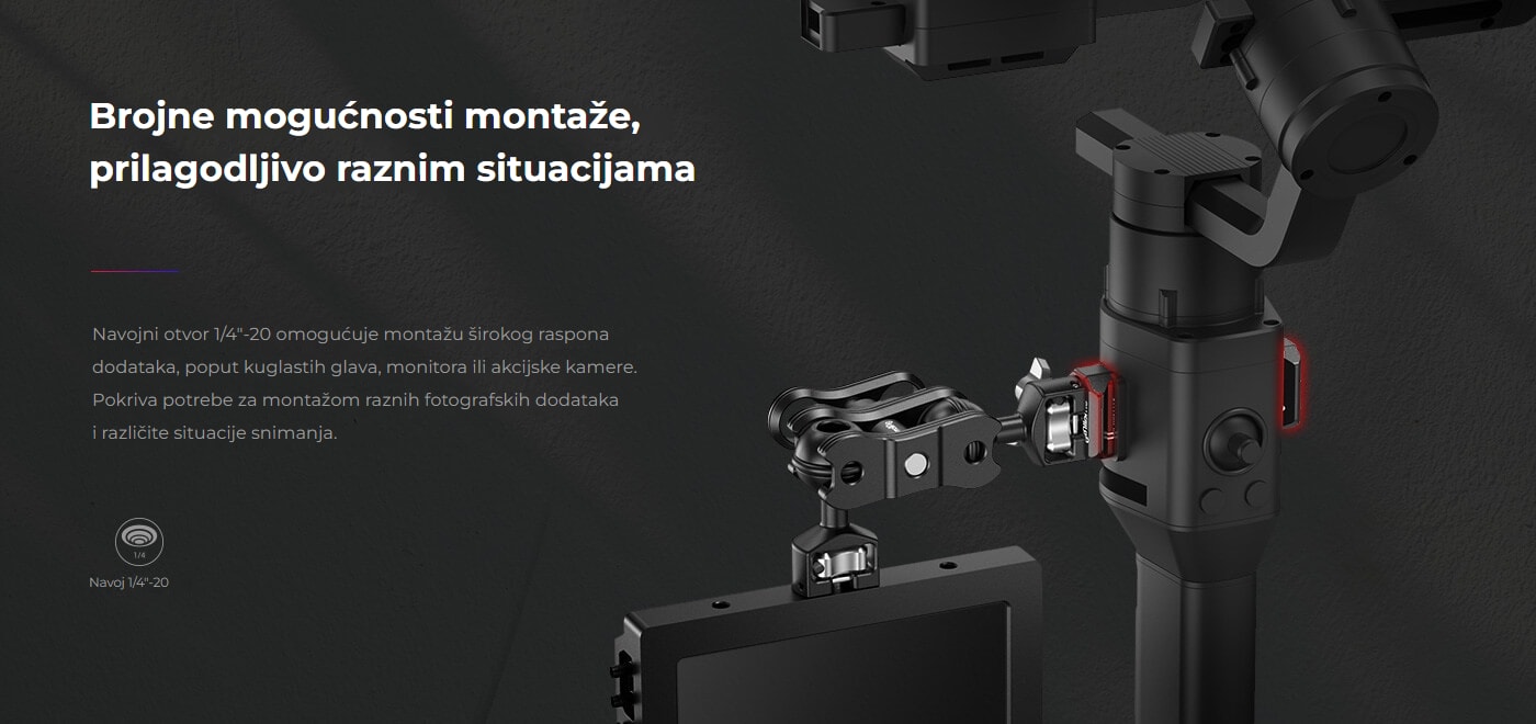 SmallRig NATO Rail for DJI Ronin S / SC 3032