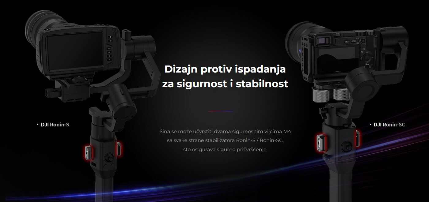 SmallRig NATO Rail for DJI Ronin S / SC 3032