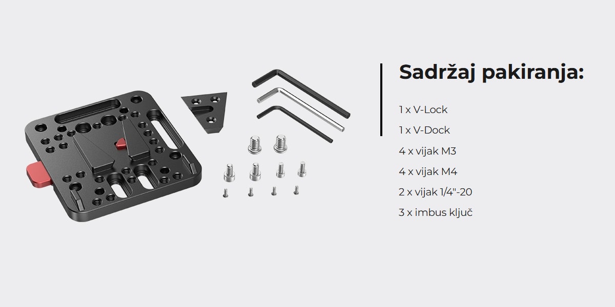 SmallRig V-Lock Assembly Kit 1846C