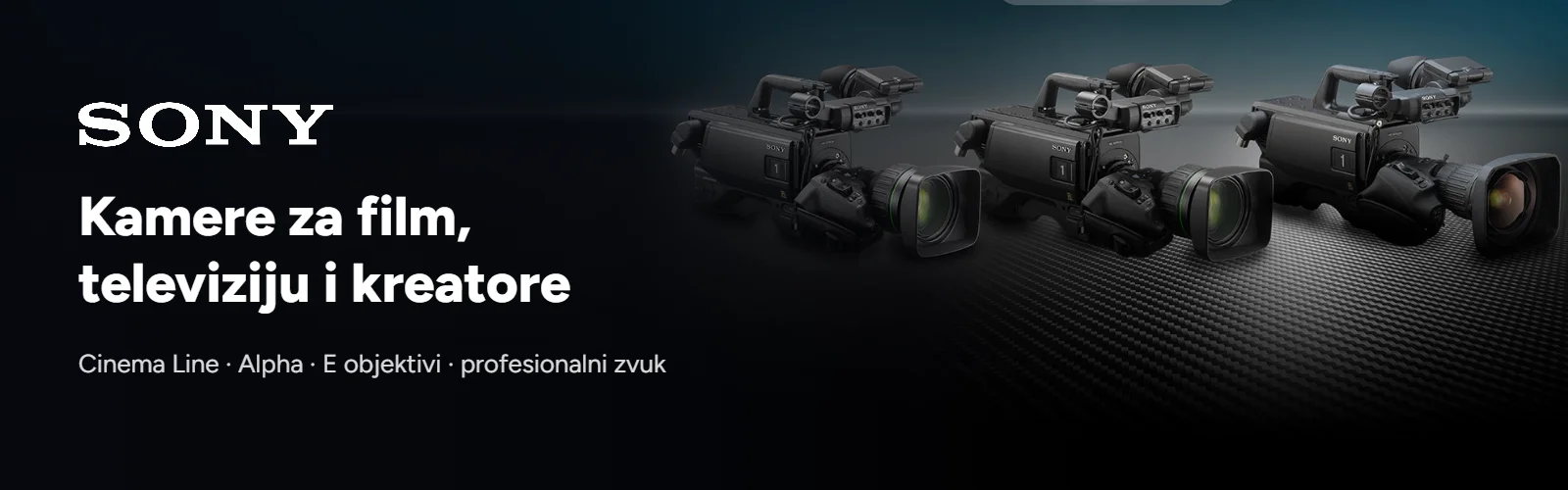 SONY – kamere za film, televiziju i kreatore sadržaja