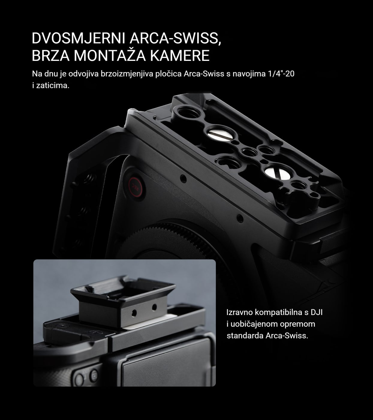 Dvosmjerna brzoizmjenjiva pločica Arca-Swiss