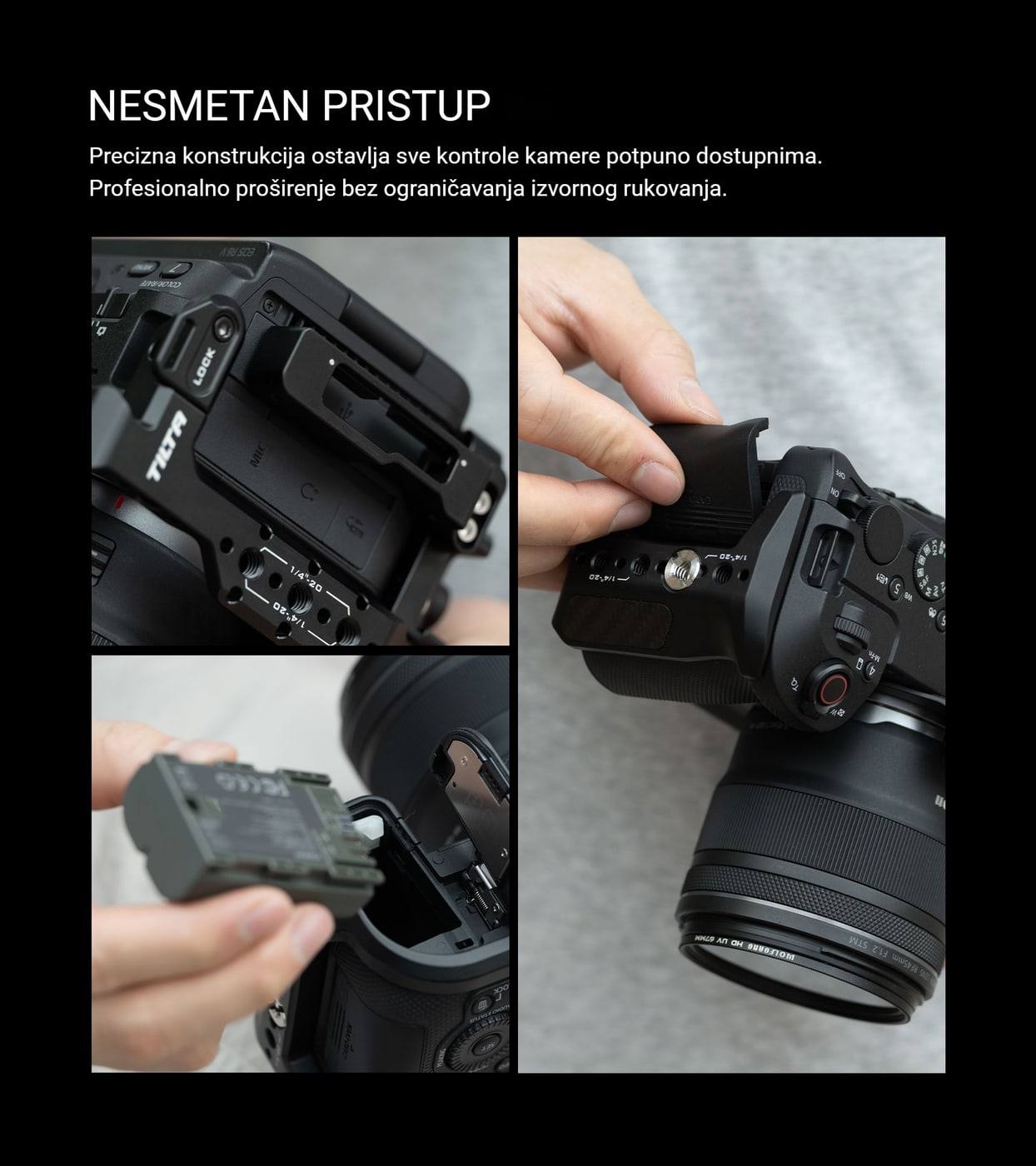 Nesmetan pristup kontrolama i priključcima