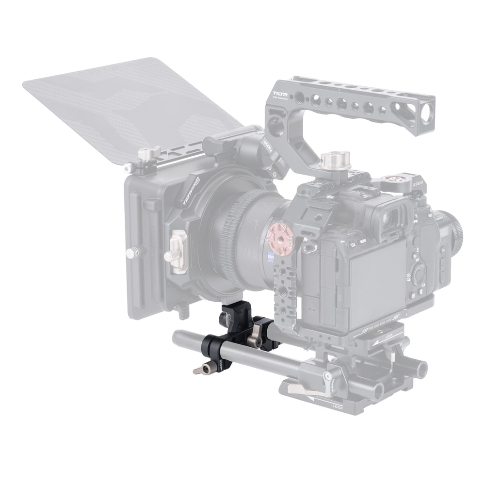 Matte box na šipkama, ne na objektivu