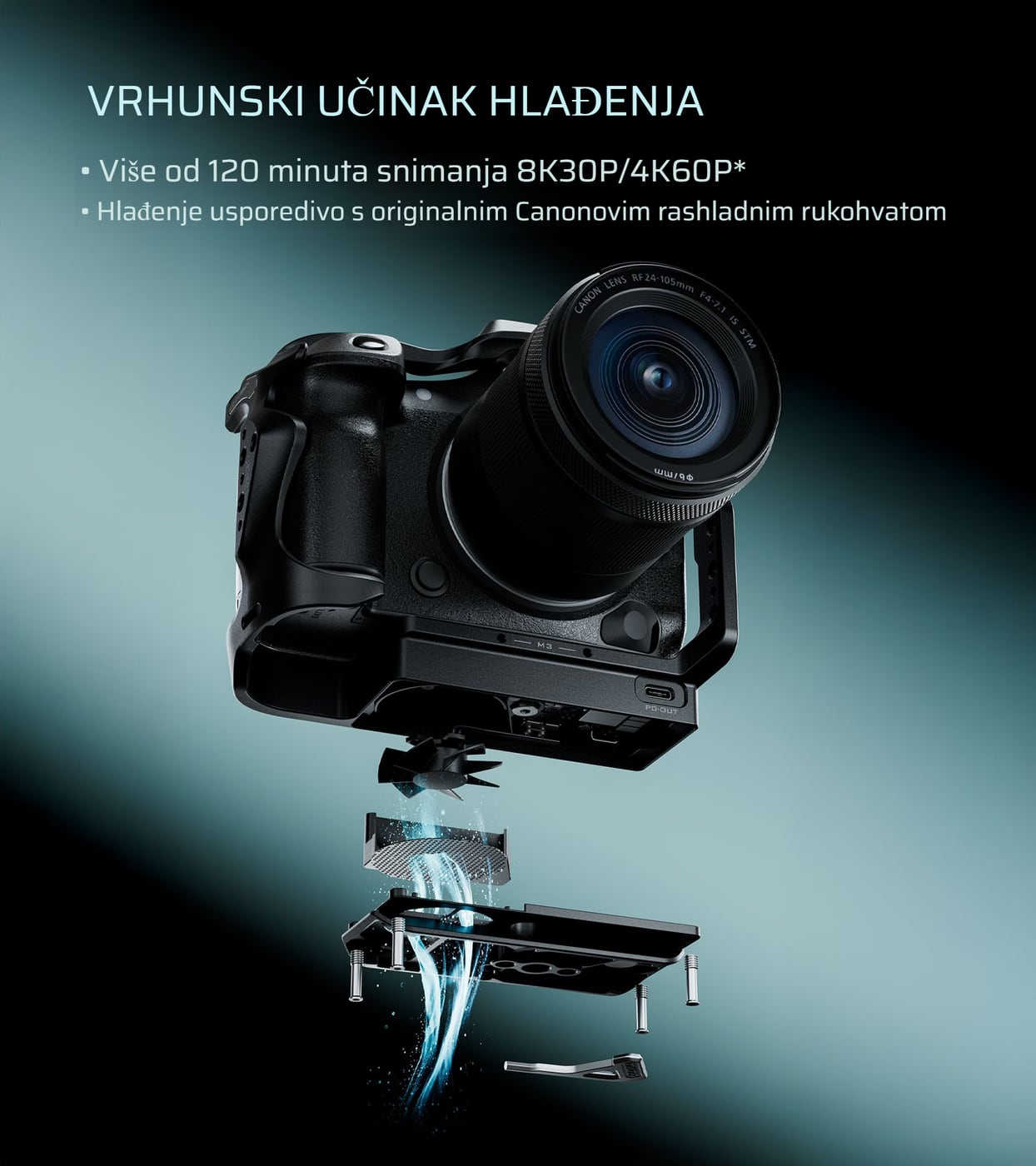 Hlađenje koje produljuje snimku