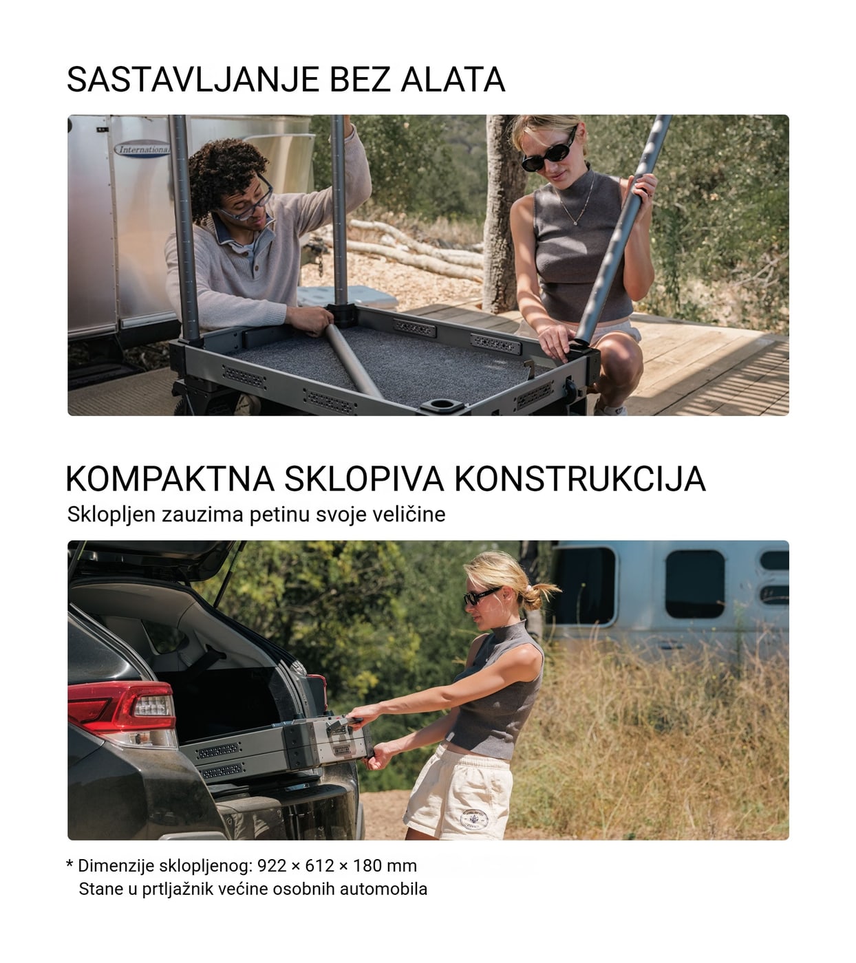 Sastavite bez alata, sklopite u kovčeg