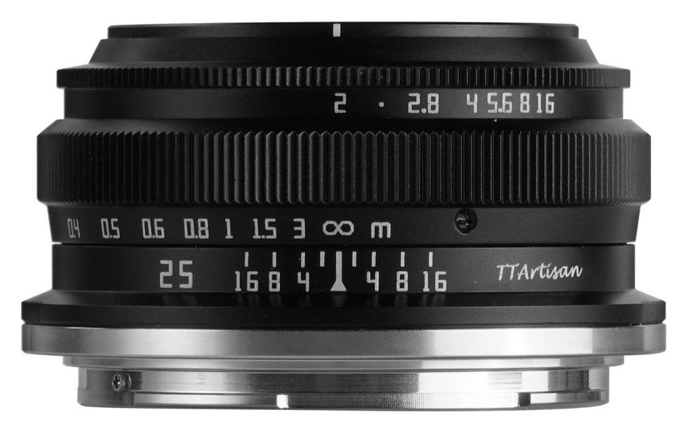 TTArtisan APS-C 25mm F2 – Ručno izoštravanje od 0,25 m