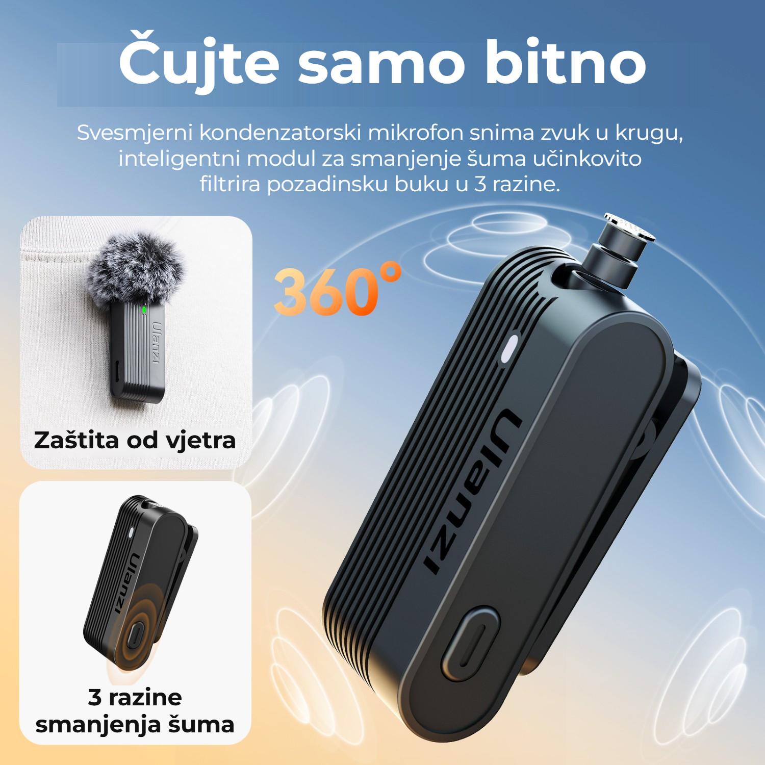 Ulanzi A100 – Slyšíte jen to podstatné