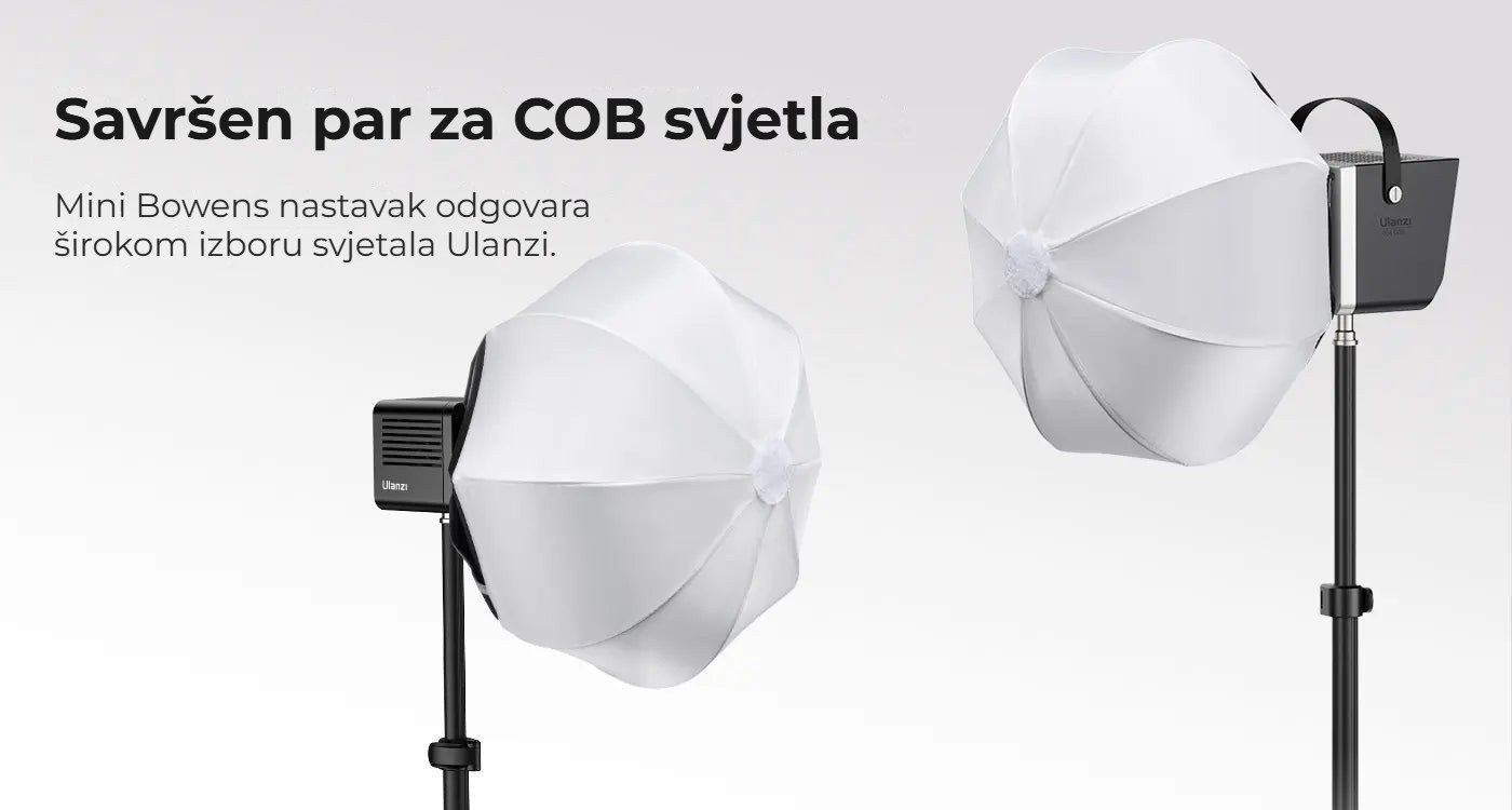Ulanzi AS-L30 Lantern Softbox – Ideální pro COB světla Ulanzi