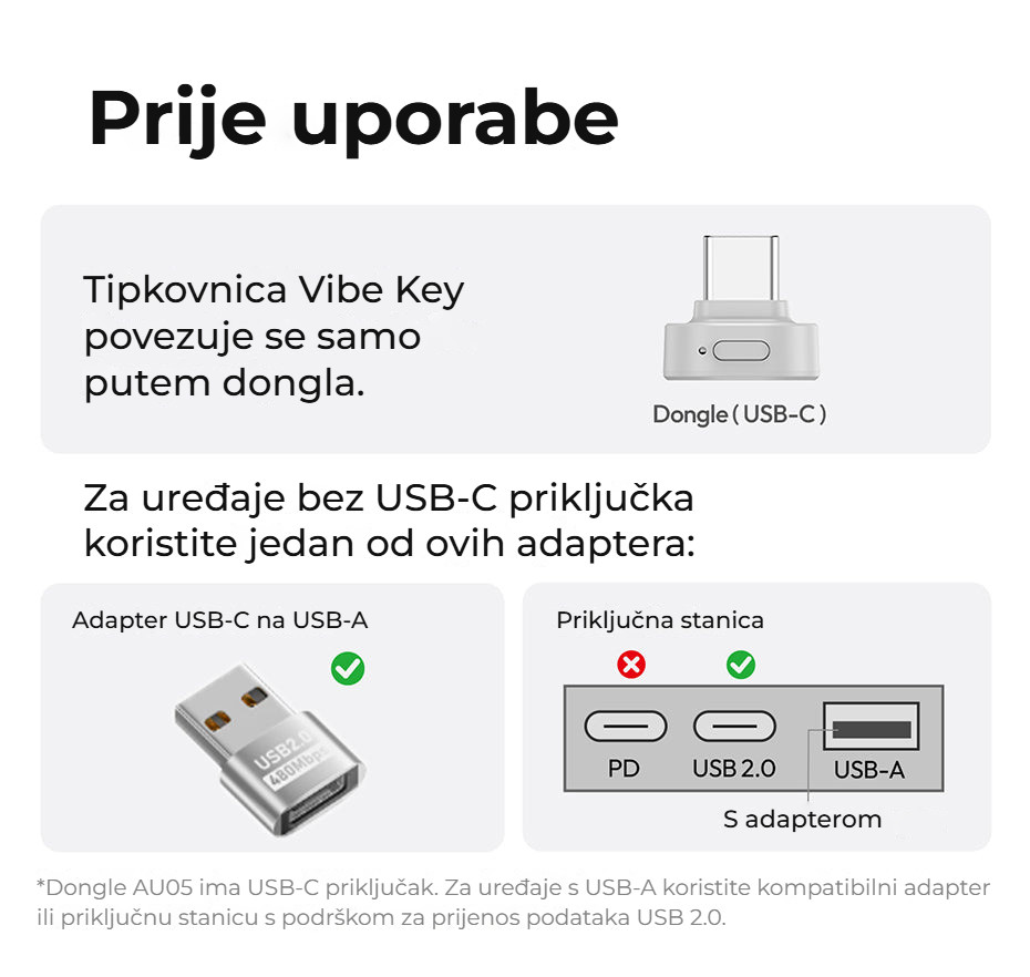 Ulanzi AU05 Vibe Key – Před prvním použitím