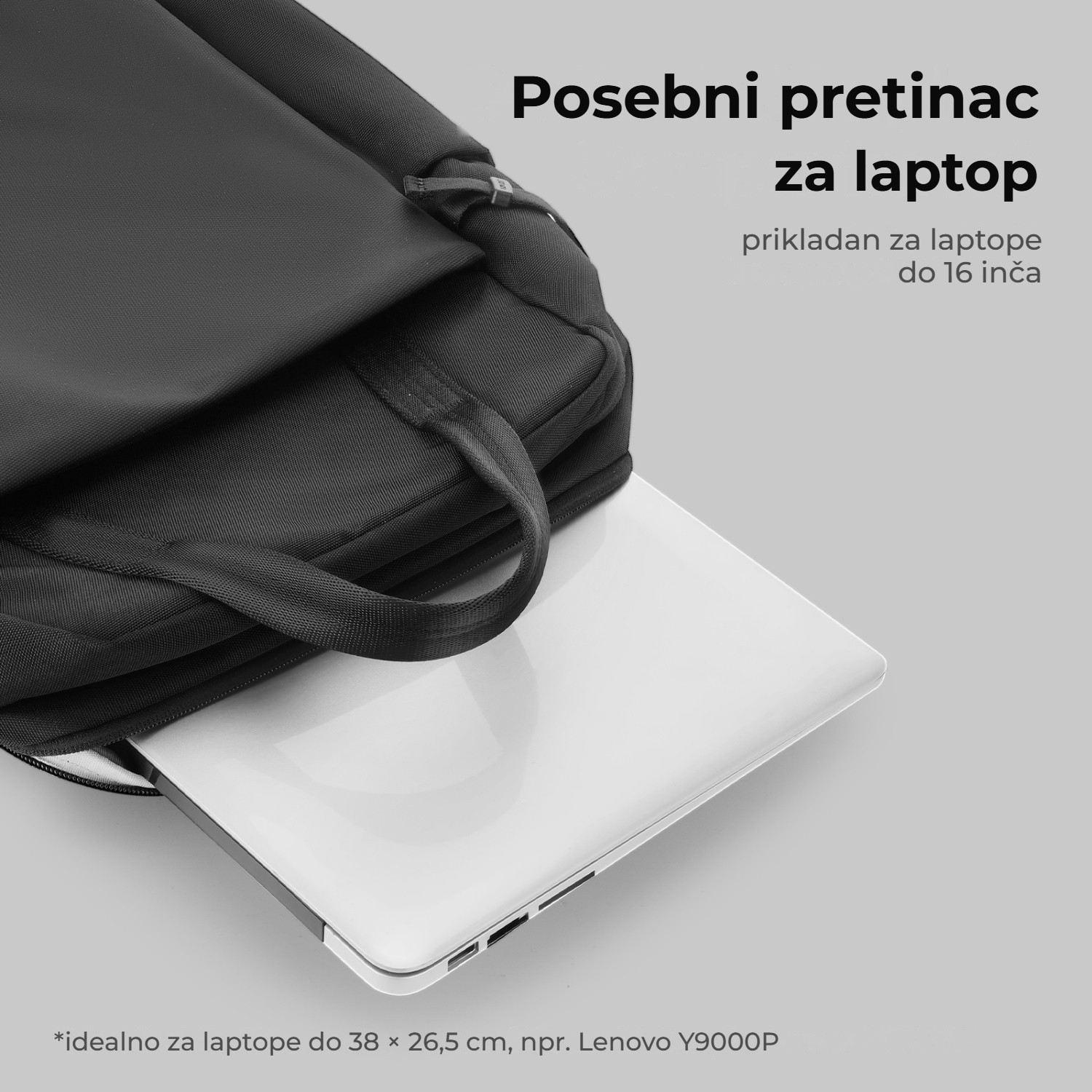 Ulanzi F08 cestovní batoh 18 l – Samostatná přihrádka na notebook do 16″