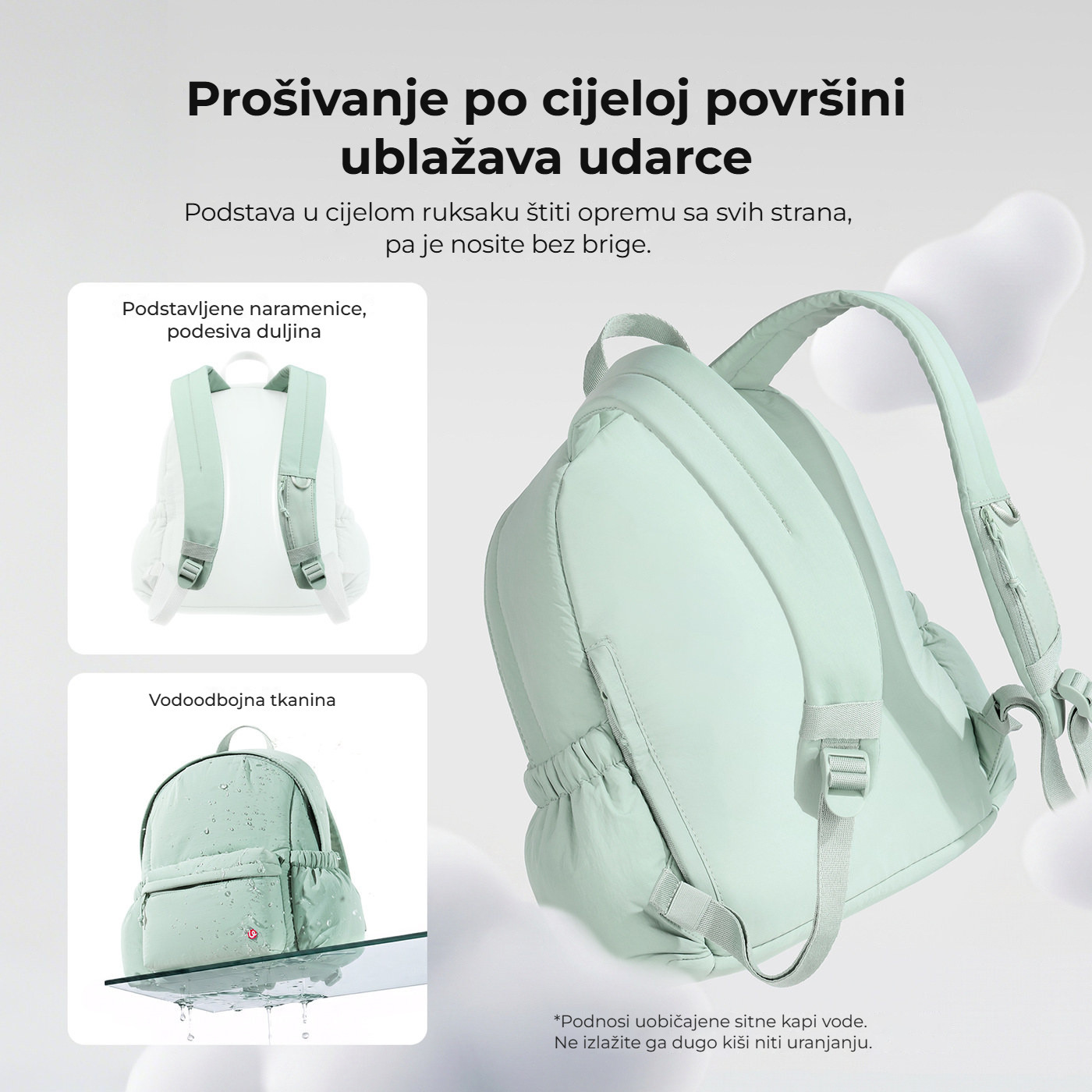 Ulanzi BP02 fotobatoh – Prošívání, které tlumí náraz