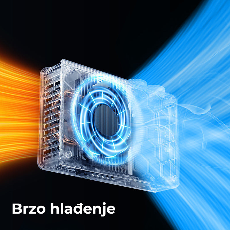 Ulanzi C01 100W COB light – Chlazení pro dlouhé natáčení