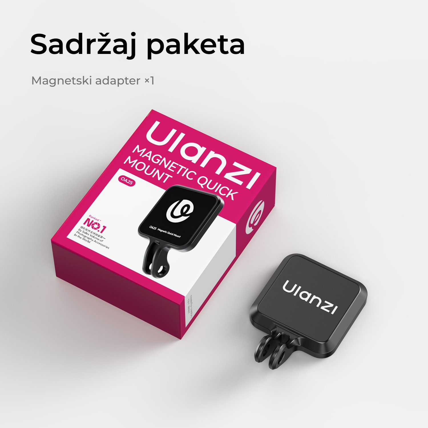 Ulanzi OA25 – Co je v balení