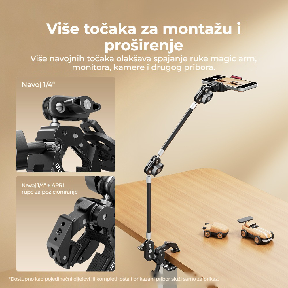 Ulanzi EA03 – Více upínacích bodů