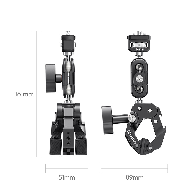 Ulanzi CO78 Super Clamp Kit – Skladná sada do batohu