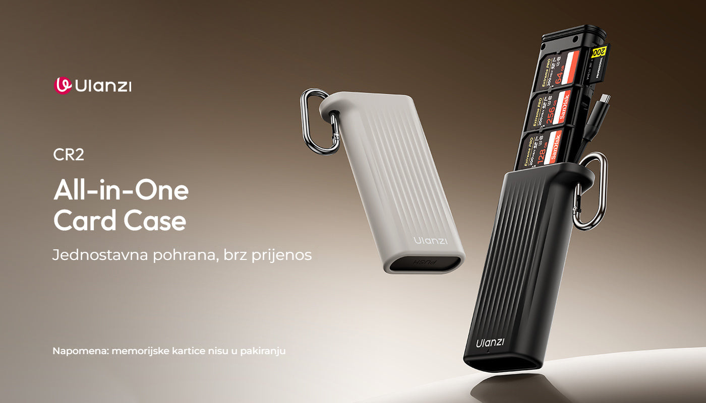Ulanzi CR2 All-in-One Card Case (Starlight Gray)