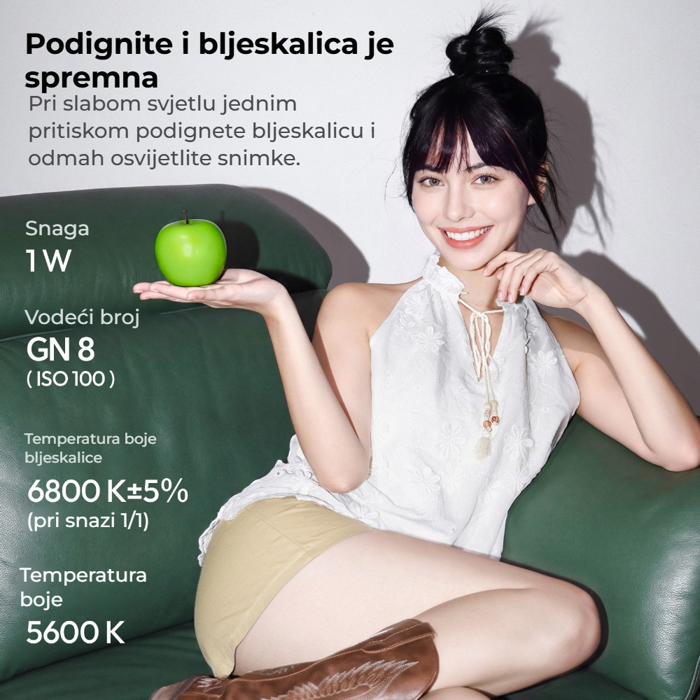 Ulanzi F8 – Vyklopte blesk a fotografujte