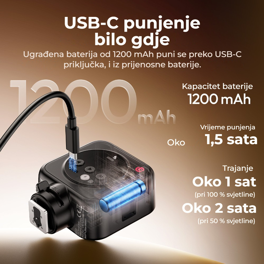 Ulanzi F8 – Akumulátor 1200 mAh s USB-C
