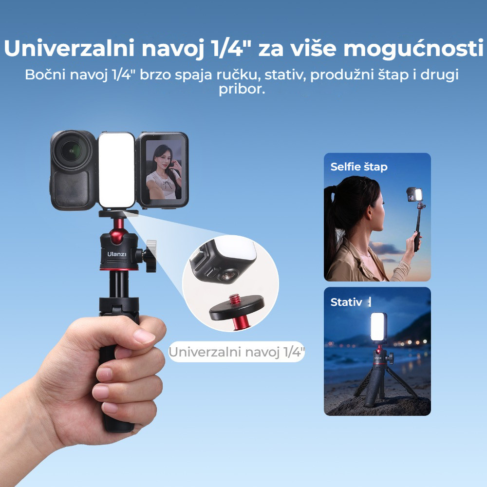 Ulanzi LM25 – Boční závit 1/4″