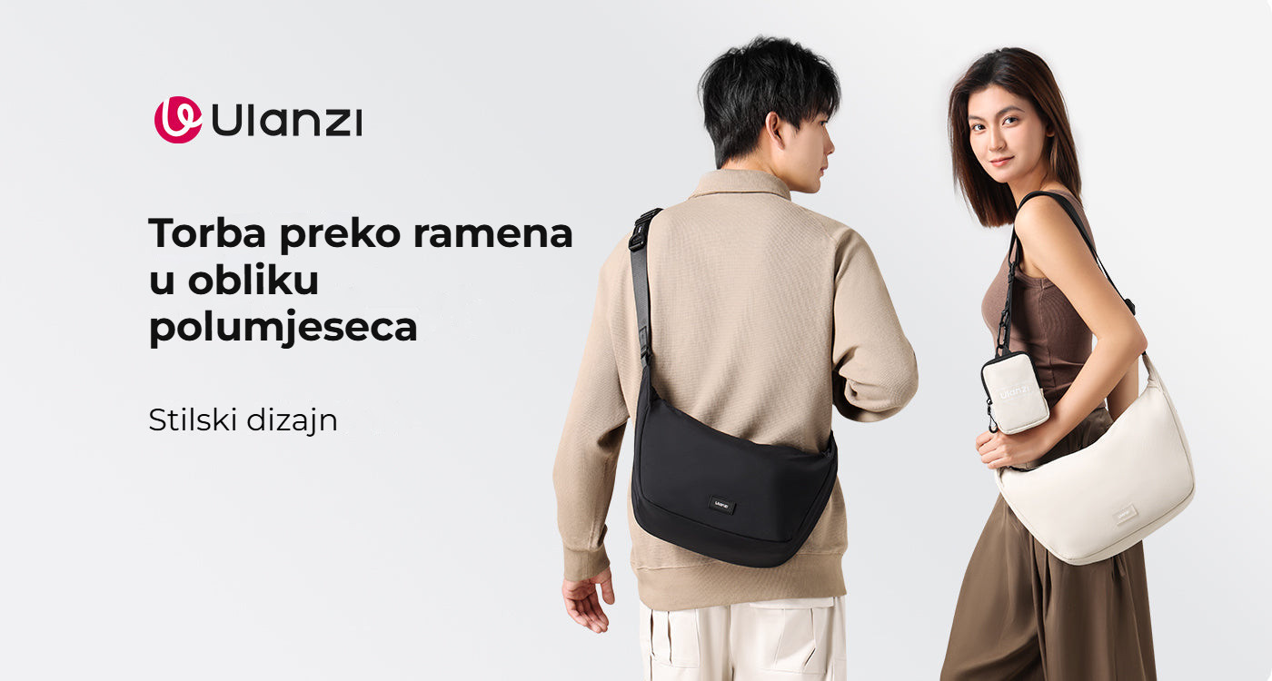 Ulanzi HMN1 taška přes rameno, světle šedá