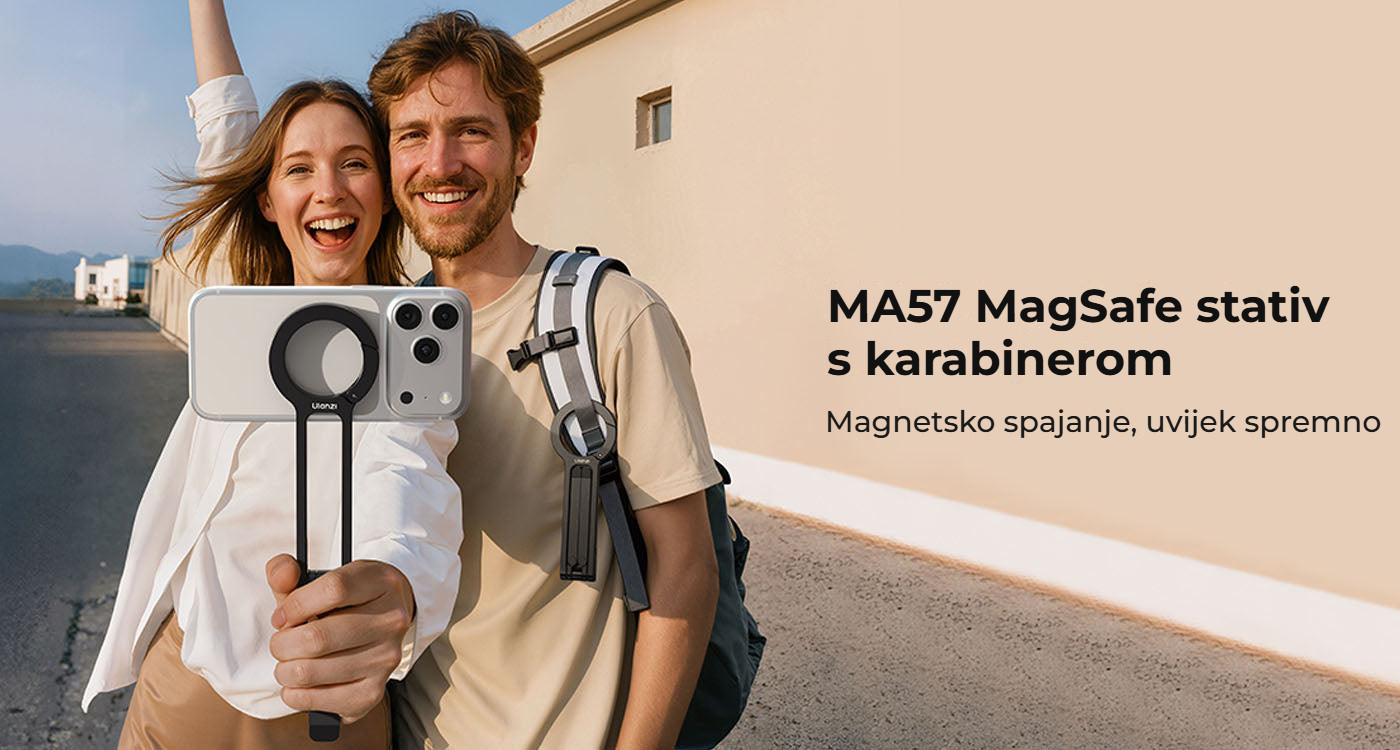 Ulanzi MA57 MagSafe stativ s karabinou