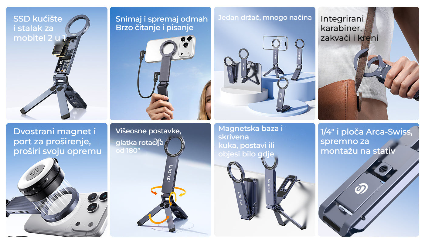 Ulanzi MA58 MagLock SSD box s držákem – Vše podstatné na jednom místě