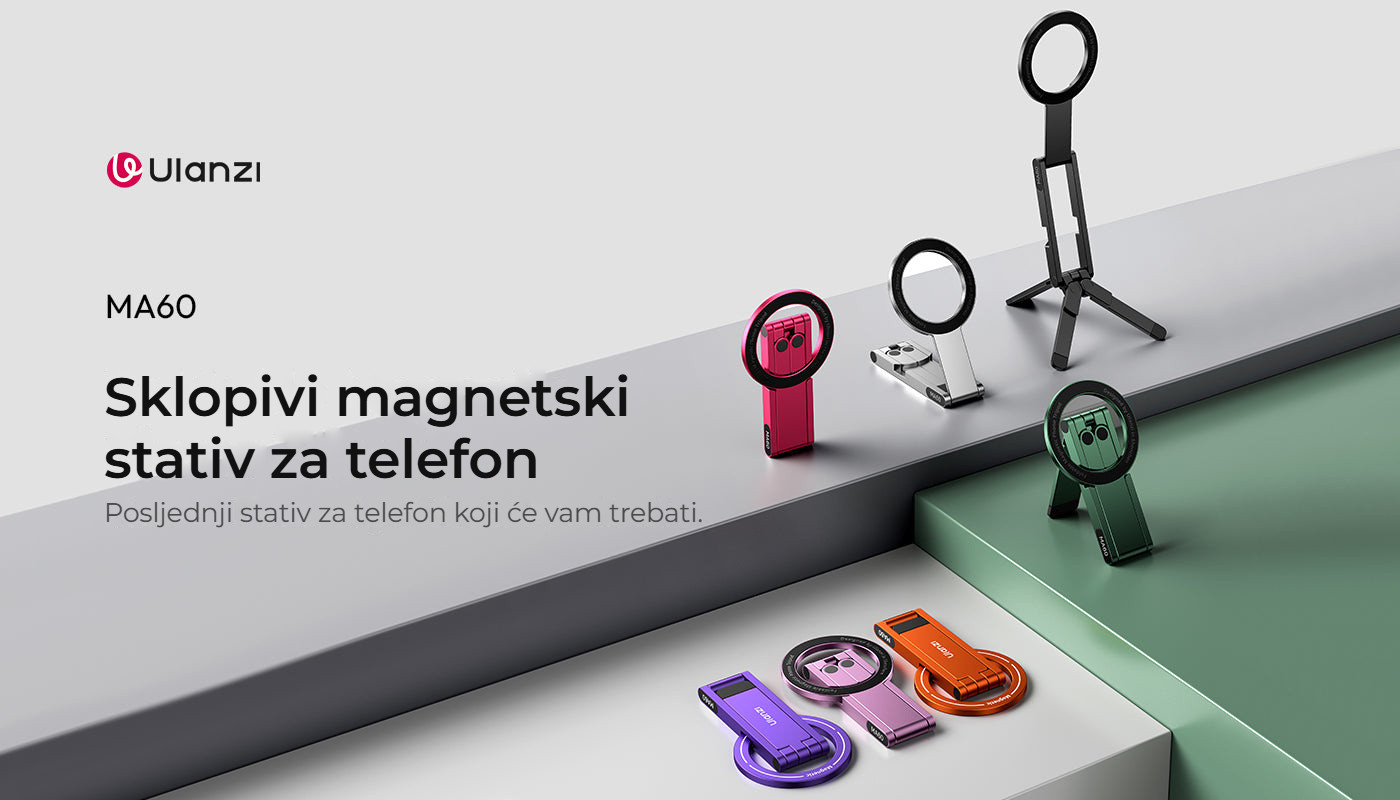 Ulanzi MA60 magnetický stativ (červený)