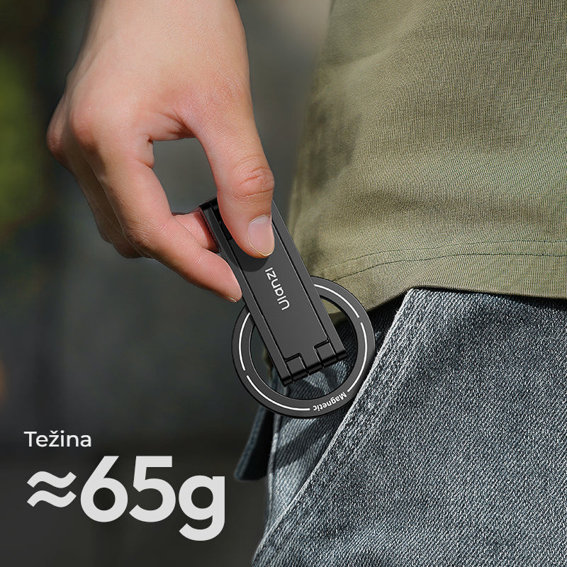 Ulanzi MA60 magnetický stativ (červený) – Lehký, kolem 65 g