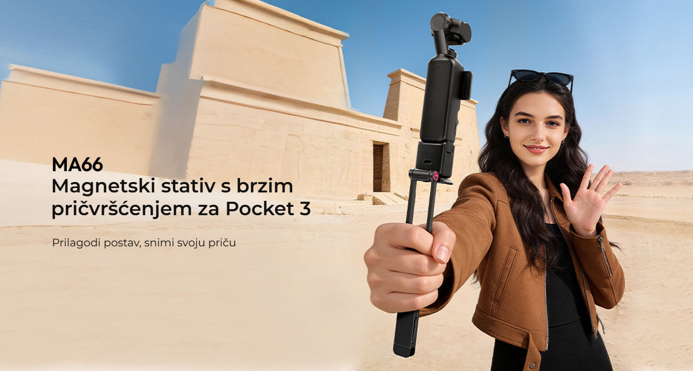 Ulanzi MA66 magnetický ministativ pro DJI Osmo Pocket 3