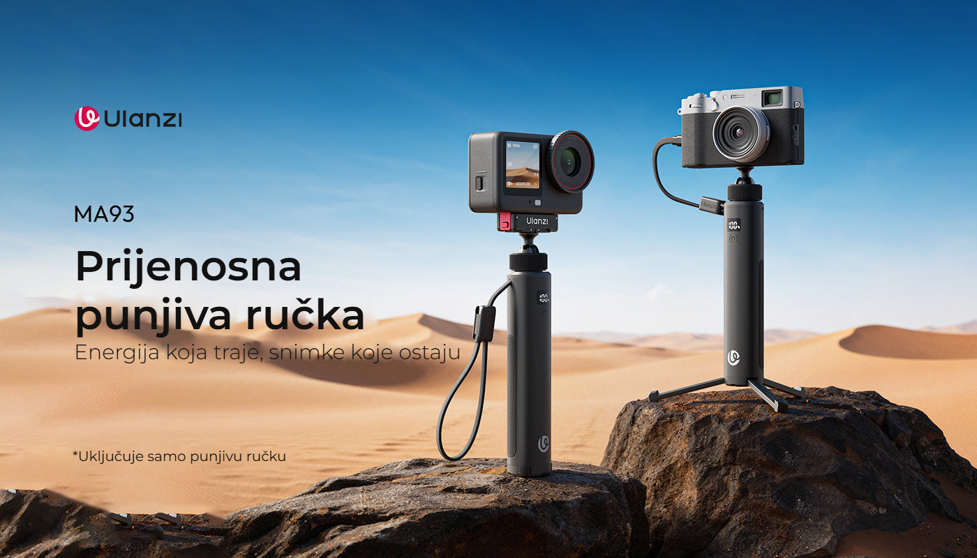 Ulanzi MA93 nabíjecí rukojeť 10 000 mAh se stativem