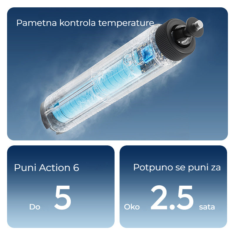 Ulanzi MA93 nabíjecí rukojeť 10 000 mAh se stativem – Chytrá kontrola teploty