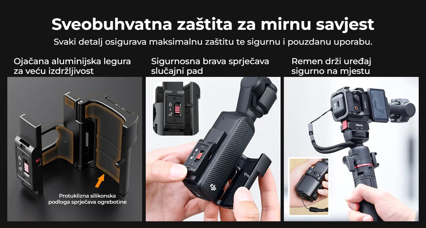 Ulanzi PK-06 adaptér pro Pocket 3 – Ochrana ze všech stran