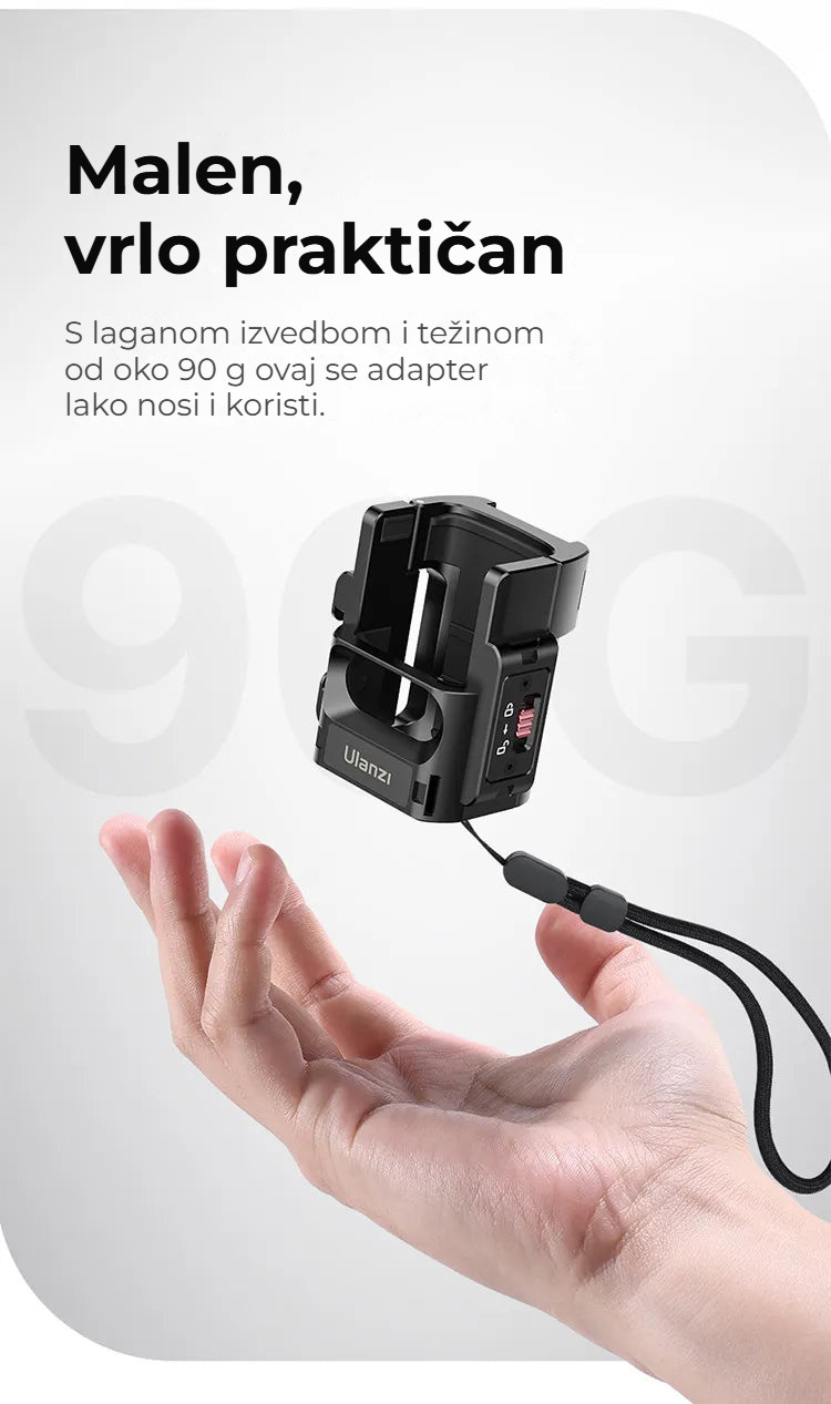 Ulanzi PK-06 adaptér pro Pocket 3 – Malý a lehký