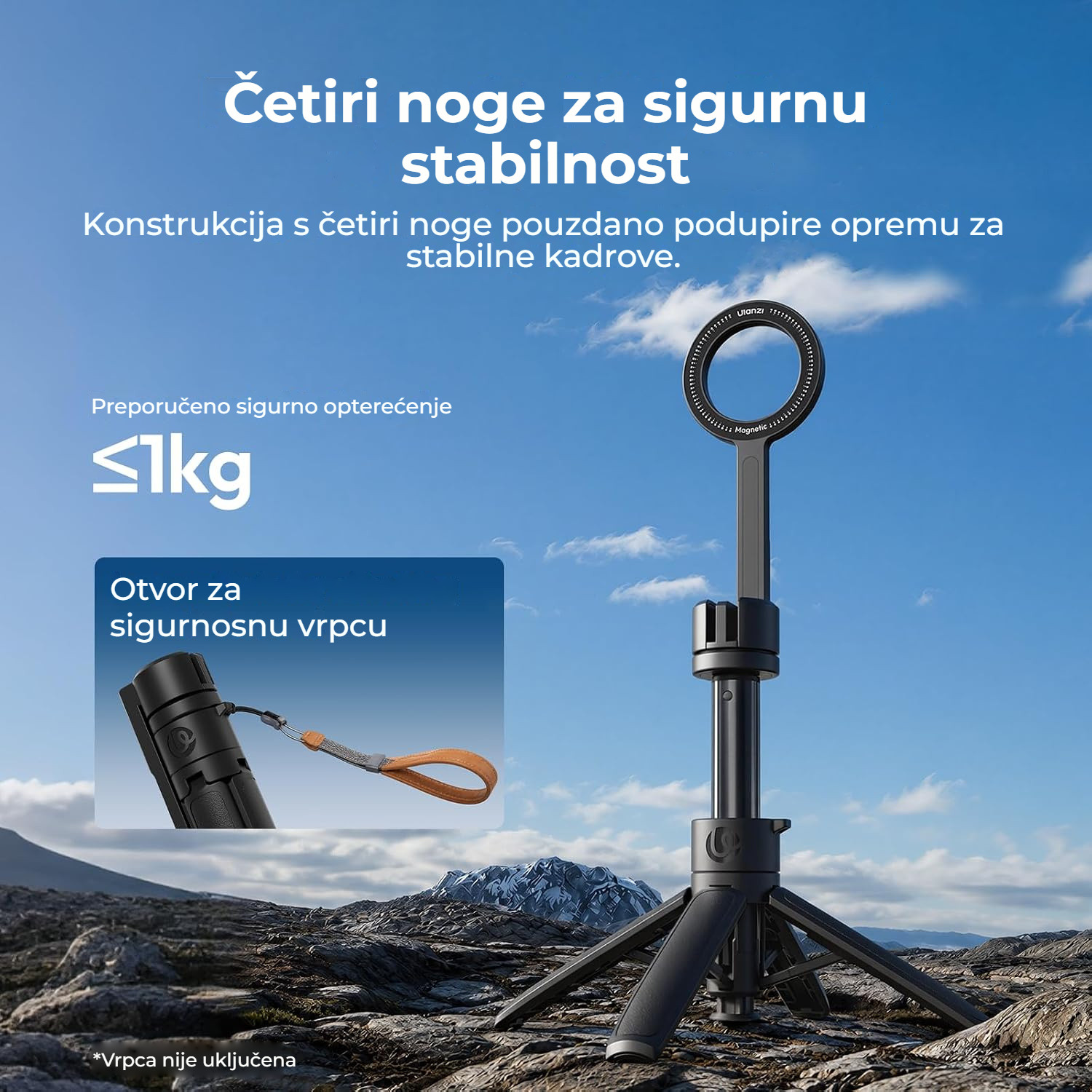 Ulanzi MT18 MagSafe – Čtyři nohy pro stabilitu