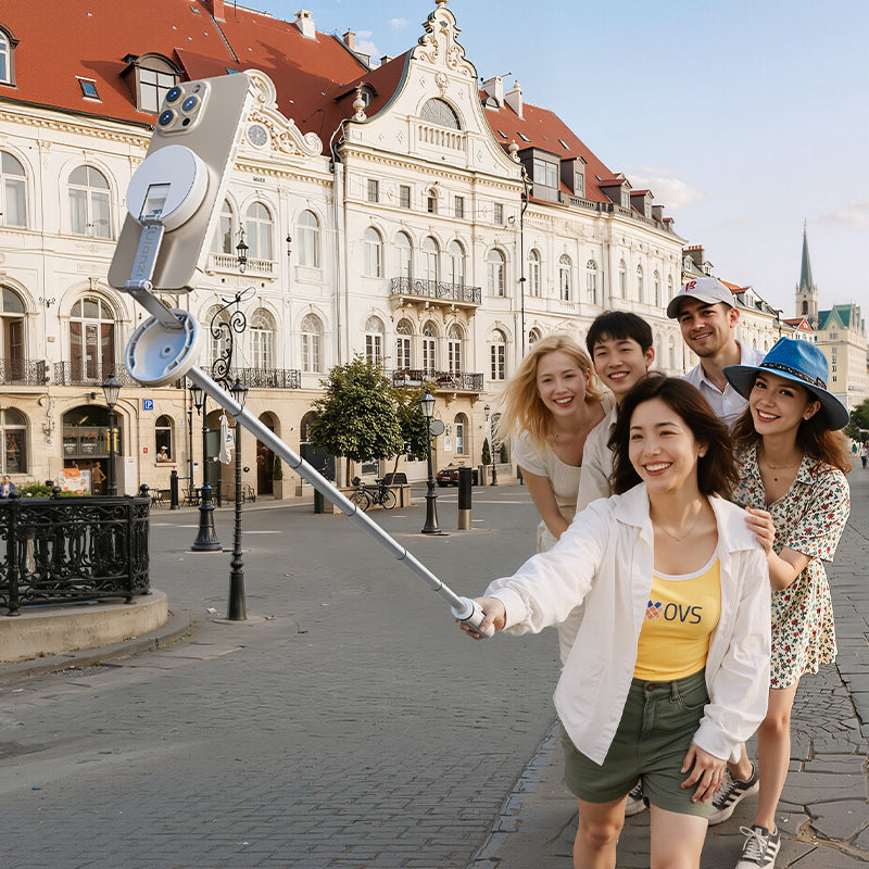 Ulanzi MT85 automatický stativ, bílý – Selfie tyč až 1,5 m