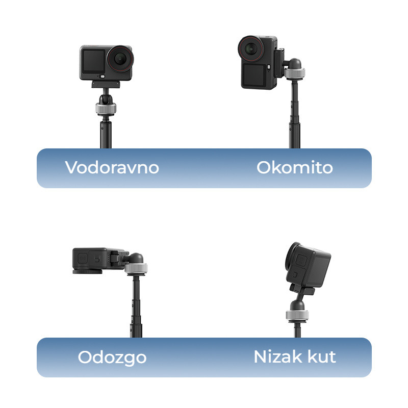 Ulanzi MT95 pro DJI Action 5 – Na šířku, na výšku i z nadhledu