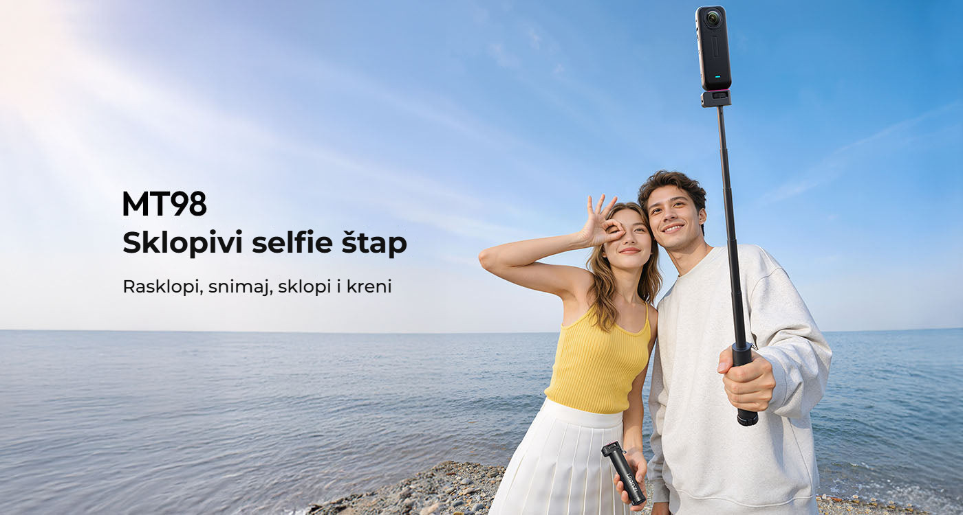 Ulanzi MT98 skládací selfie tyč