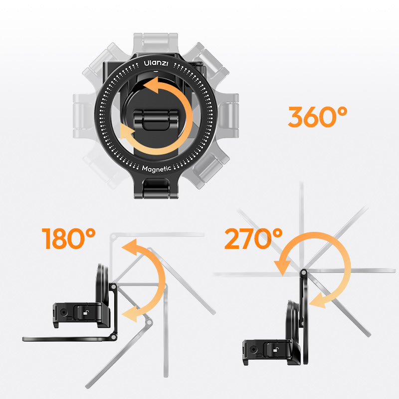 Ulanzi PM01 magnetický adaptér pro Pocket 3 – Plynulé nastavení až do 360°