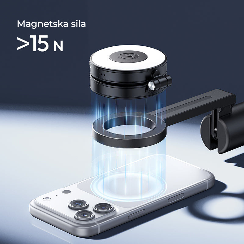 Ulanzi SK26 Portable Selfie Stick Tripod – Magnet s přídržnou silou nad 15 N