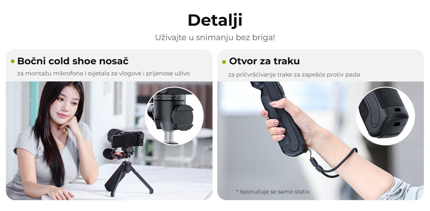 Ulanzi TT38 ClickOpen Tabletop Tripod – Detaily