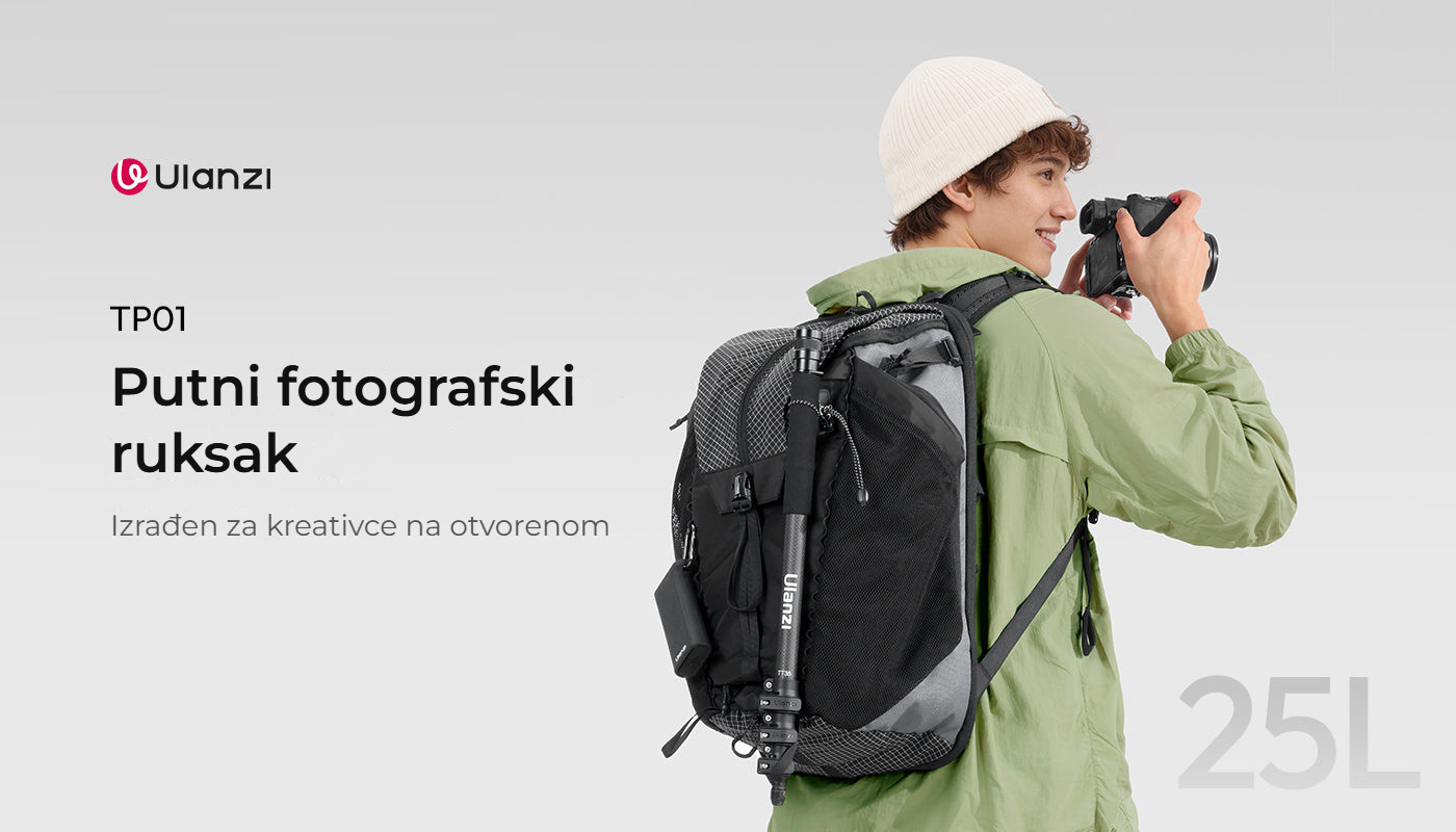 Ulanzi TP01 Travel Photography Backpack 25L