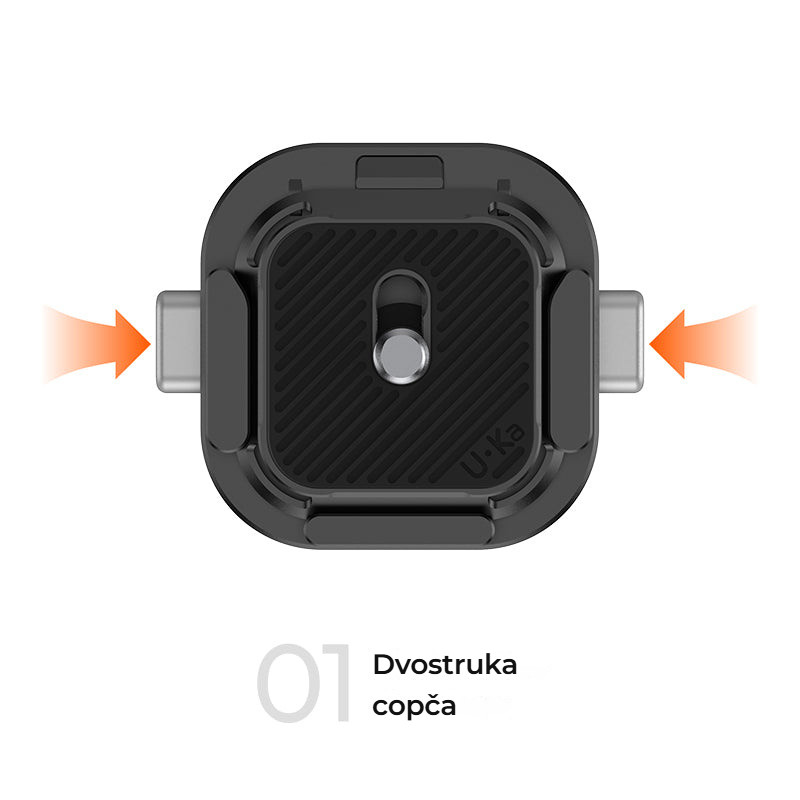 Ulanzi UKA06 Uka Quick-Release Shoulder Strap – Dvojitá přezka