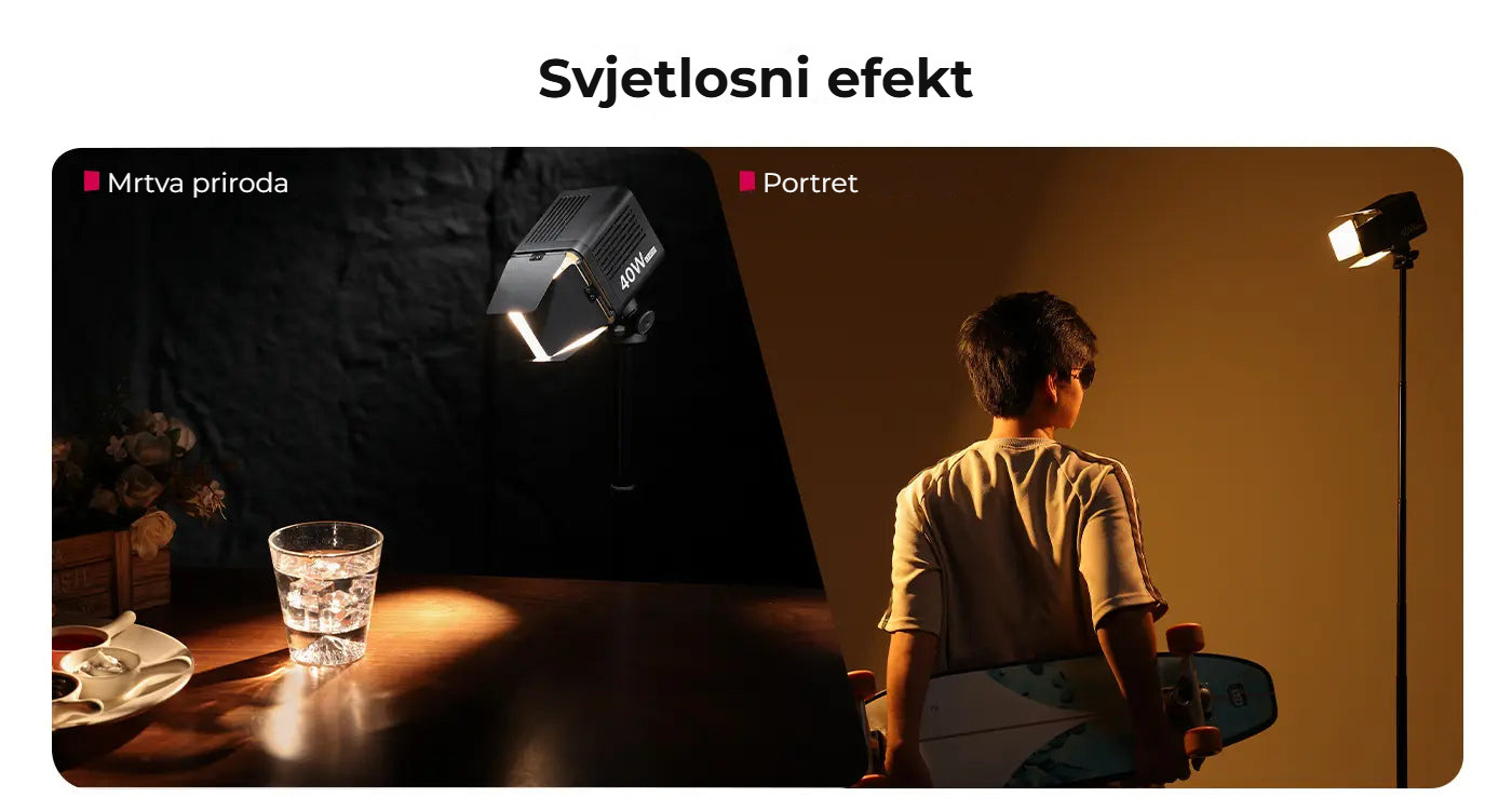 Ulanzi M4 4-Leaf Barndoors – Světelný efekt pro zátiší i portréty