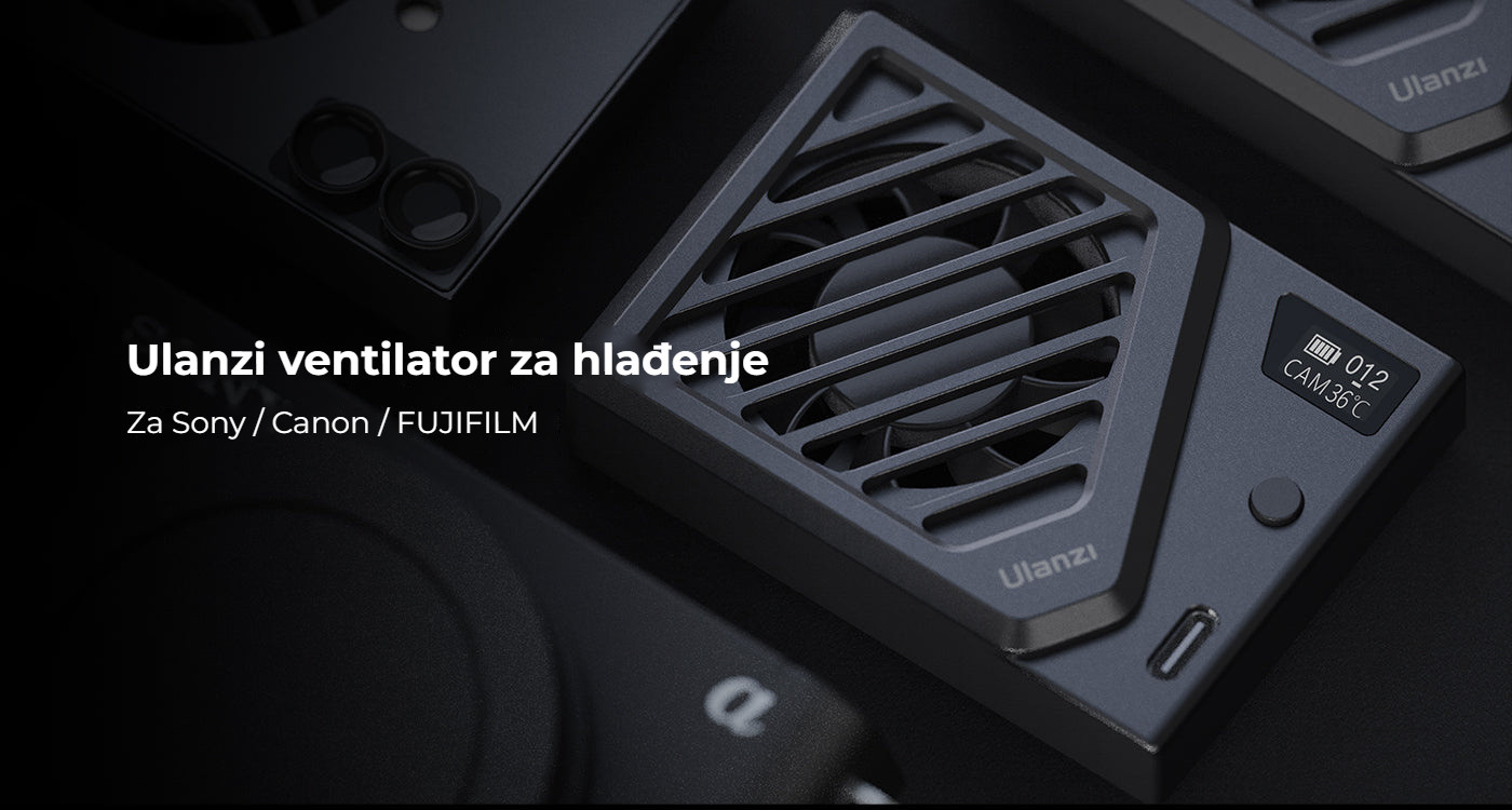 Ulanzi CA25 chladicí ventilátor pro fotoaparáty