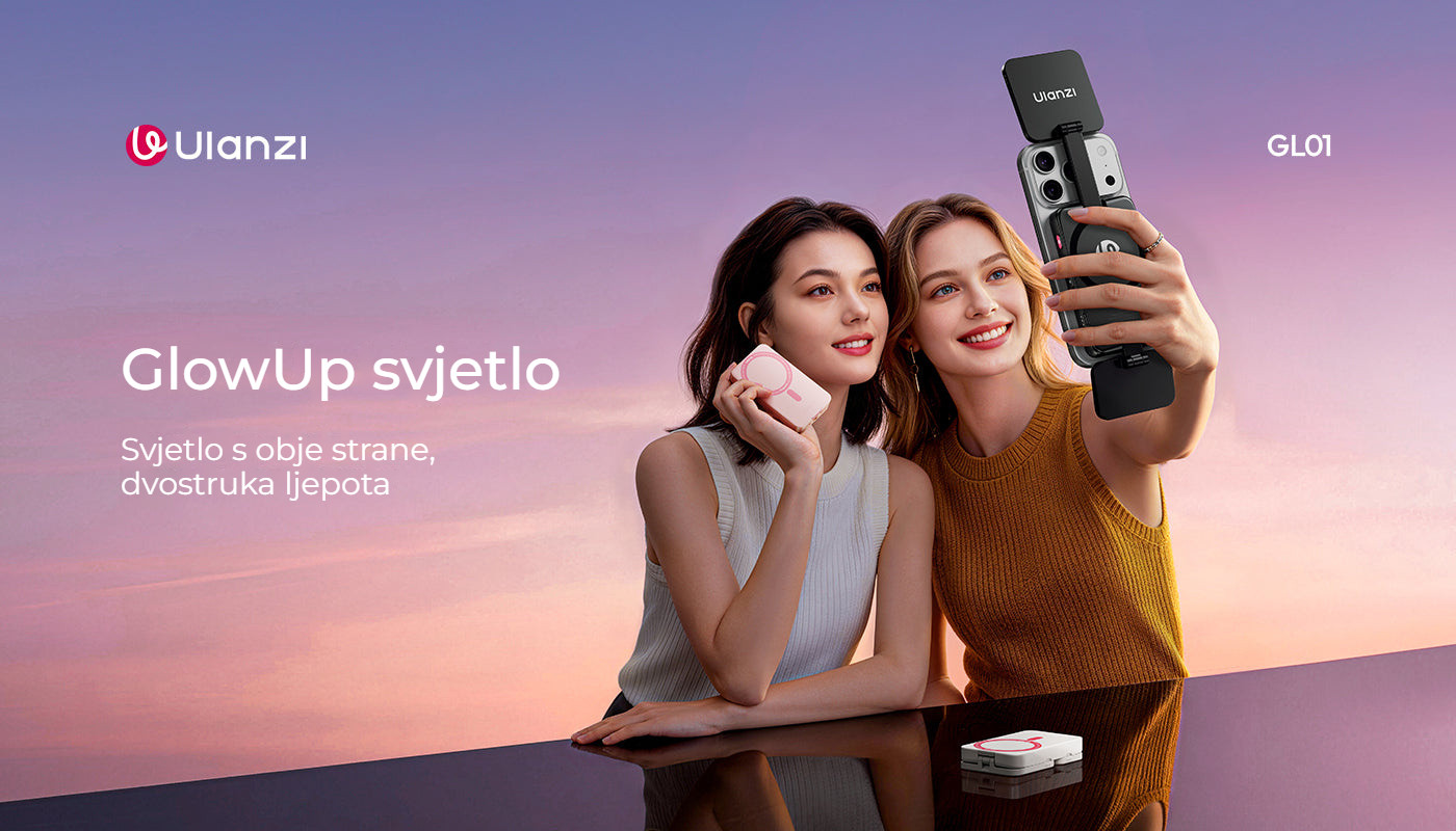 Ulanzi GL01 GlowUp světlo (Noir Black)