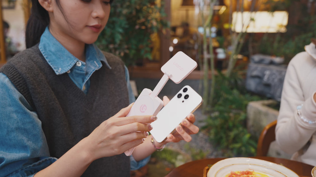 Ulanzi GL01 GlowUp světlo (Peach Snow) – Světlo, když okolí nestačí