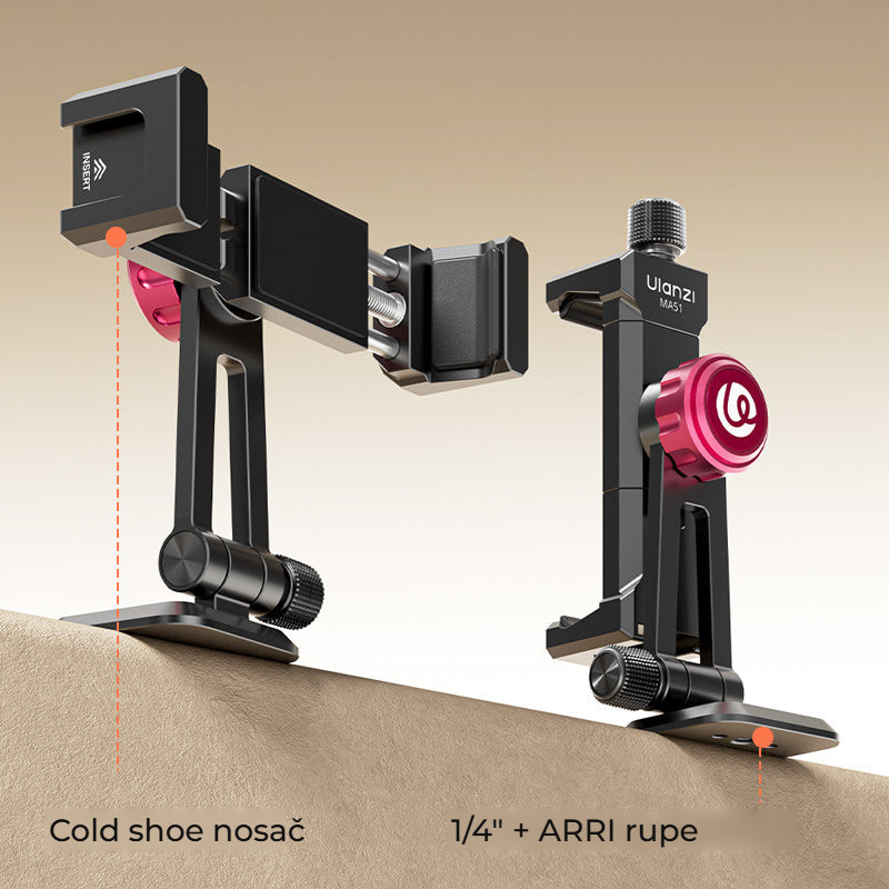 Ulanzi MA51 QuickClip – Závit 1/4″-20 a ARRI otvory