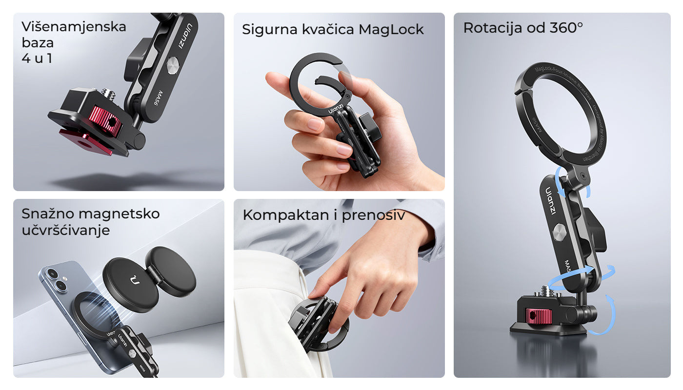 Ulanzi MA56 4-in-1 MagLock Phone Mount – Vše podstatné na jednom místě